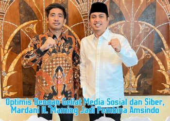 Optimis Dengan Geliat Media Sosial dan Siber, Mardani H. Maming Jadi Pembina Amsindo