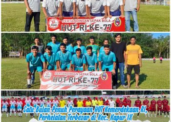 Satu Bulan Penuh Perayaan HUT Kemerdekaan RI, Perhelatan Terbesar di Kec. Kapur IX