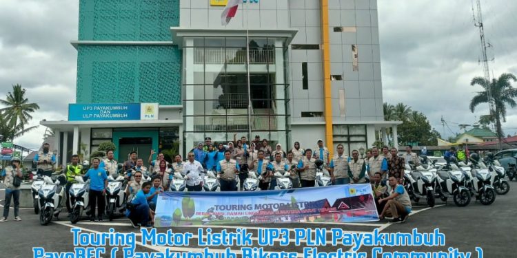 Touring Motor Listrik UP3 PLN Payakumbuh, PayoBEC ( Payakumbuh Bikers Electric Community )