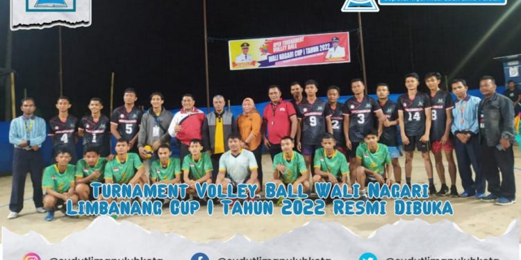 Turnament Volley Ball Wali Nagari Limbanang Cup 1 Tahun 2022 Resmi Dibuka
