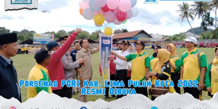 Porsenag PGRI Kab. Lima Puluh Kota 2022 Resmi Dibuka