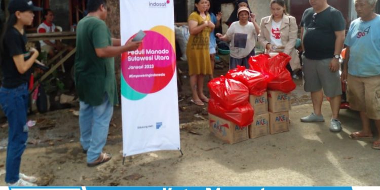 Wujud Kepedulian kepada Masyarakat, IOH Salurkan Bantuan kepada Korban Banjir dan Longsor Manado