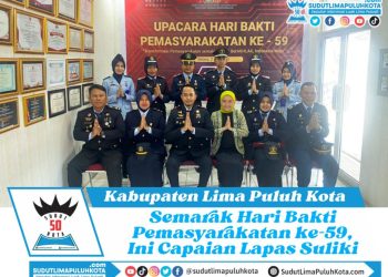 Semarak Hari Bakti Pemasyarakatan ke-59, Ini Capaian Lapas Suliki