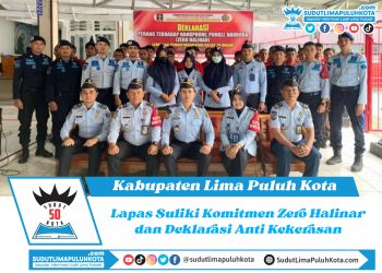 Lapas Suliki Komitmen Zero Halinar dan Deklarasi Anti Kekerasan