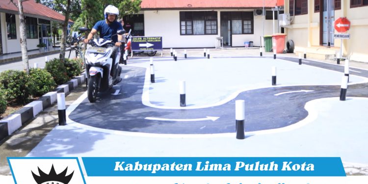 Masyarakat Apresiasi, Ujian SIM di Polres 50 Kota Lebih Mudah dengan Sirkuit “S”