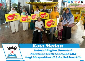 Indosat Region Sumatera Salurkan Outlet Barokah IM3 bagi Masyarakat di Area Sekitar Site