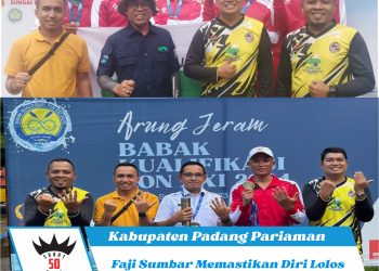 Faji Sumbar Memastikan Diri Lolos Pada Babak Kualifikasi PON XXI Aceh – Sumut 2024 Zona 1 Sumatera