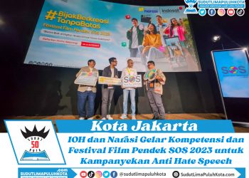 IOH dan Narasi Gelar Festival Film Pendek SOS 2023 untuk Kampanyekan Anti Hate Speech