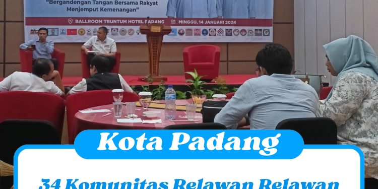34 Komunitas Relawan Prabowo-Gibran Sumbar Ikuti Rapat Kolaborasi Daerah