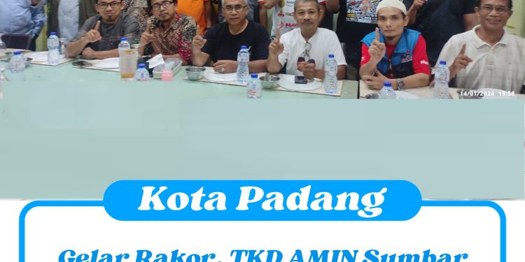 Gelar Rakor, TKD AMIN Sumbar Siapkan 3 Lapis Saksi TPS Agar Tidak Terjadi Kecurangan