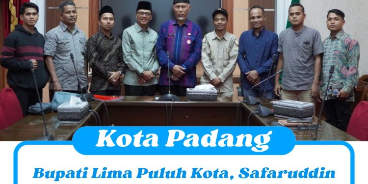 Bupati Lima Puluh Kota, Safaruddin DT. Bandaro Rajo Dampingi Wali Nagari dan Tokoh Masyarakat Galugua Bertemu Gubernur