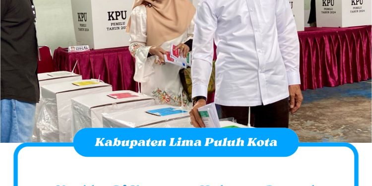 Nyoblos Di Nagari Baruah Gunuang, Bupati Safaruddin : Selamat Menikmati Pesta Demokrasi
