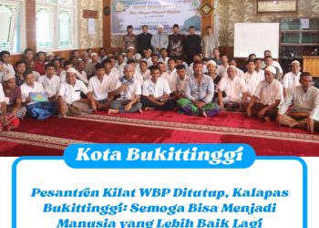 Pesantren Kilat WBP Ditutup, Kalapas Bukittinggi : Semoga Bisa Menjadi Manusia yang Lebih Baik Lagi