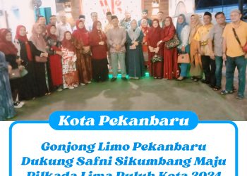 Gonjong Limo Pekanbaru Dukung Safni Sikumbang Maju Pilkada Lima Puluh Kota 2024