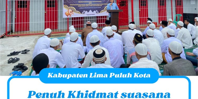 Penuh Khidmat suasana Lebaran WBP dan pemberian Remisi di Lapas Suliki