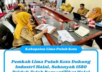 Pemkab Lima Puluh Kota Dukung Industri Halal, Sebanyak 1580 Produk Telah Bersertifikat Halal