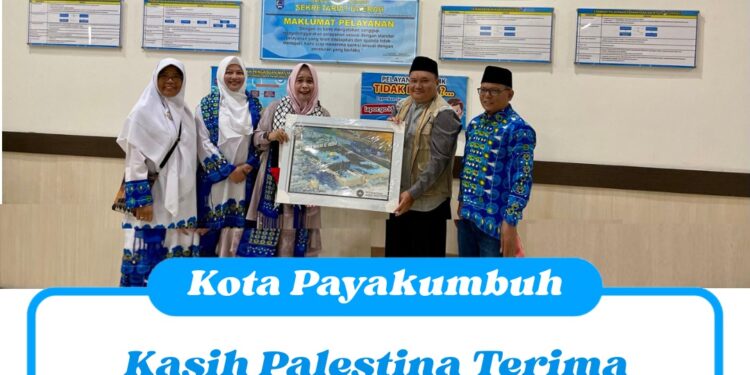 Kasih Palestina Terima Bantuan Kemanusian dari BKMT Kota Payakumbuh