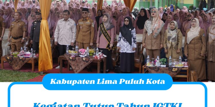 Kegiatan Tutup Tahun IGTKI Resmi Digelar, Diikuti Ratusan Guru TK Lima Puluh Kota