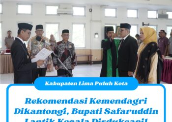 Rekomendasi Kemendagri Dikantongi, Bupati Safaruddin Lantik Kepala Disdukcapil