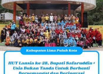 HUT Lansia ke-28, Bupati Safaruddin : Usia Bukan Tanda Untuk Berhenti Bersemangat dan Berinovasi
