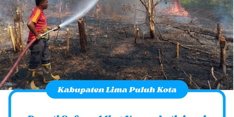 Bupati Safaruddin : Upaya Antisipasi Kebakaran Hutan dan Lahan Merupakan Tanggung Jawab Bersama