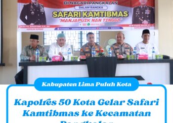 Kapolres 50 Kota Gelar Safari Kamtibmas ke Kecamatan Pangkalan