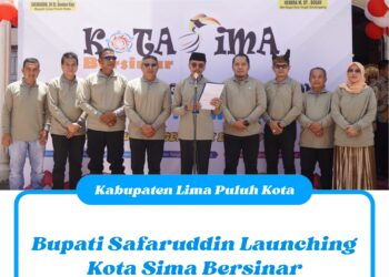 Bupati Safaruddin Launching Kota Sima Bersinar