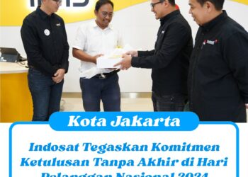 Indosat Tegaskan Komitmen Ketulusan Tanpa Akhir di Hari Pelanggan Nasional 2024