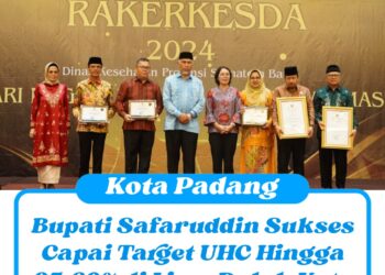 Bupati Safaruddin Sukses Capai Target UHC Hingga 95,20% di Lima Puluh Kota