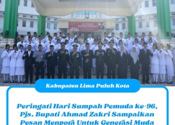 Peringati Hari Sumpah Pemuda ke-96, Pjs. Bupati Ahmad Zakri Sampaikan Pesan Menpora Untuk Generasi Muda