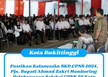 Pastikan Kelancaran SKD CPNS 2024, Pjs. Bupati Ahmad Zakri Monitoring Pelaksanaan Seleksi CPNS 50 Kota