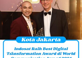 Indosat Raih Best Digital Transformation Award di World Communication Award 2024