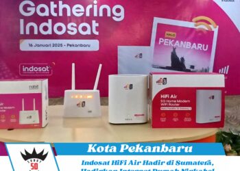 Indosat HiFi Air Hadir di Sumatera, Hadirkan Internet Rumah Nirkabel Terjangkau untuk Keluarga dan Bisnis