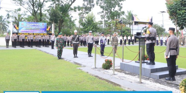 Polres 50 Kota Gelar Apel Operasi Keselamatan Singgalang 2025, Fokus pada Edukasi dan Penegakan Hukum
