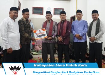 Masyarakat Banjar Sari Harapkan Perbaikan Jalan Saat Dikunjungi TSR, Pemkab Lima Puluh Kota Siap Tindak Lanjuti