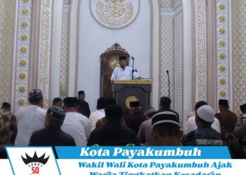 Wakil Wali Kota Payakumbuh Ajak Warga Tingkatkan Kesadaran Lingkungan dalam Subuh Berjamaah