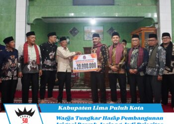 Warga Tungkar Harap Pembangunan Irigasi Bawah Joriang Jadi Prioritas Pemkab Lima Puluh Kota