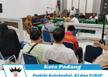 Pererat Kolaborasi, KI dan PJKIP Sumbar Gelar Halal Bihalal