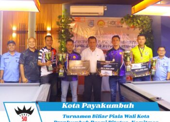 Turnamen Biliar Piala Wali Kota Payakumbuh Resmi Ditutup, Komitmen Bebas Judi dan Narkoba Ditegaskan