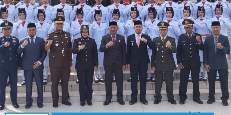 Peringati Hari Lahir Pancasila, Pemkab Lima Puluh Kota Kukuhkan Purna Paskibraka dan Duta Pancasila