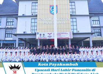 Upacara Hari Lahir Pancasila di Payakumbuh: Wakil Wali Kota Ajak Revitalisasi Nilai-Nilai Kebangsaan