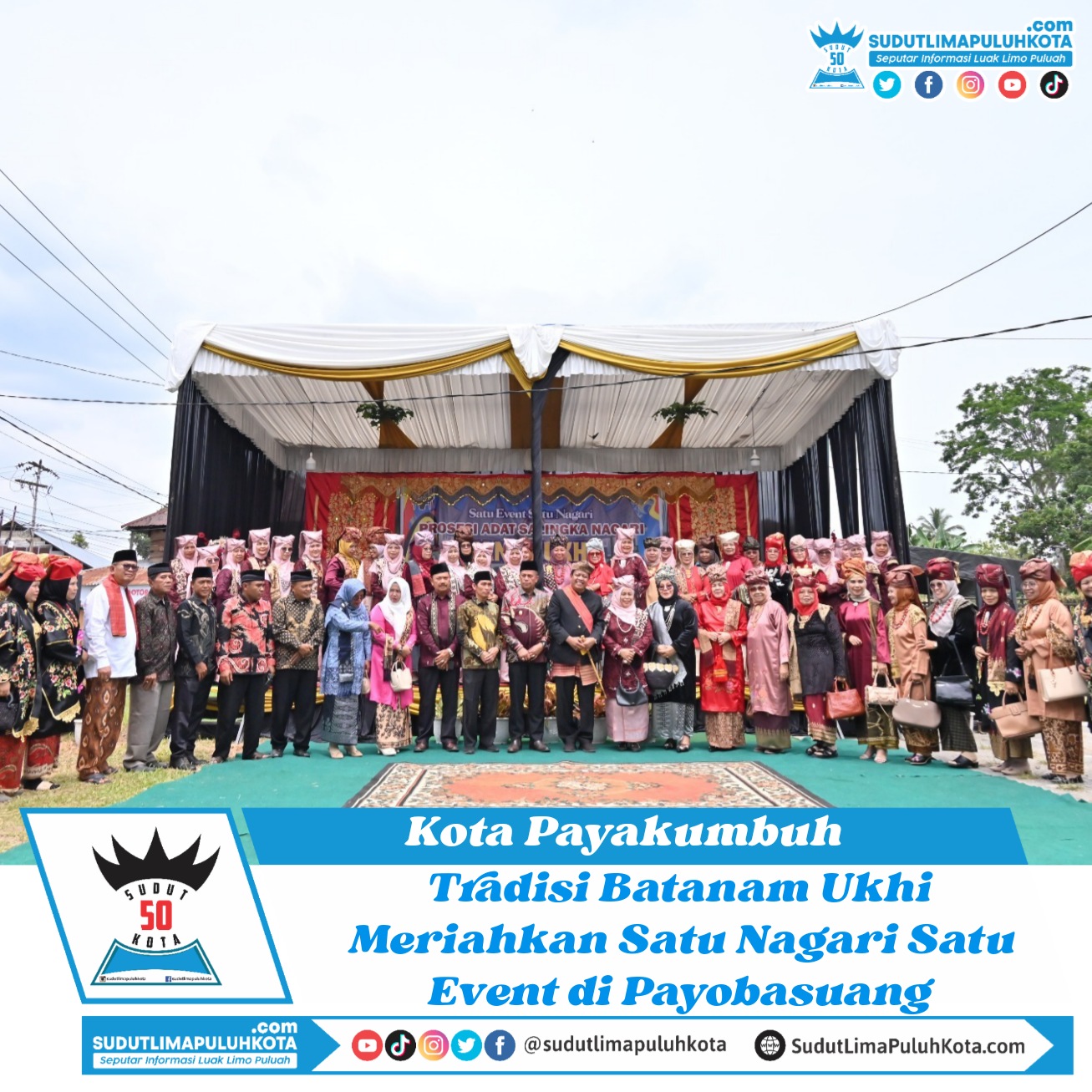 Tradisi Batanam Ukhi Meriahkan Satu Nagari Satu Event di Payobasuang