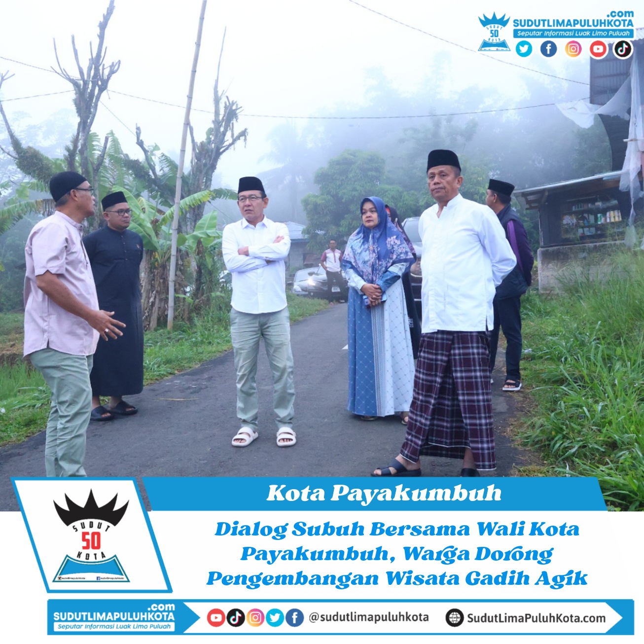 Dialog Subuh Bersama Wali Kota Payakumbuh, Warga Dorong Pengembangan Wisata Gadih Agik