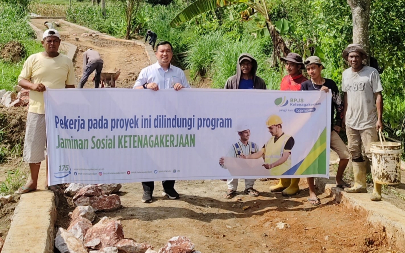 Semua Pekerja Proyek Nagari Koto Tuo Kini Terlindungi BPJS Ketenagakerjaan