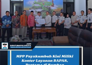 MPP Payakumbuh Kini Miliki Konter Layanan BAPAS, Pertama di Sumbar