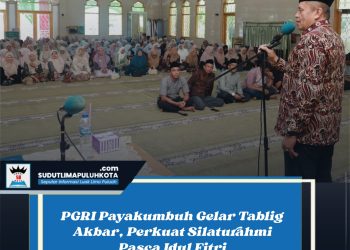PGRI Payakumbuh Gelar Tablig Akbar, Perkuat Silaturahmi Pasca Idul Fitri