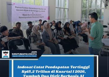 Indosat Catat Pendapatan Tertinggi Rp15,2 Triliun di Kuartal I 2026, Tumbuh Dua Digit Berbasis AI