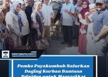 Pemko Payakumbuh Salurkan Daging Kurban Bantuan Presiden untuk Masyarakat
