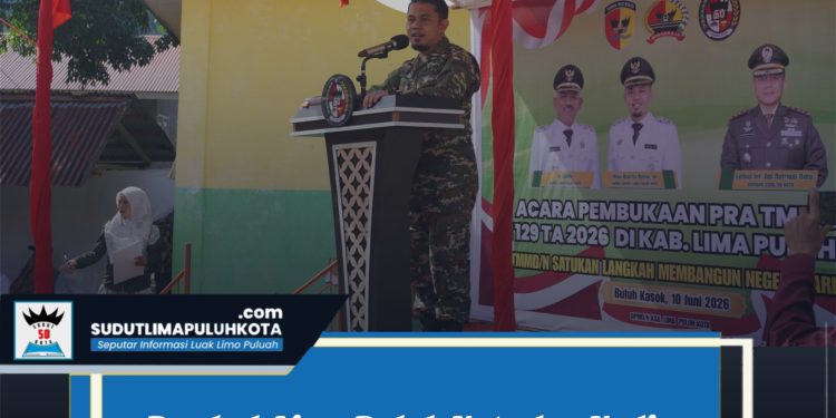 Pemkab Lima Puluh Kota dan Kodim 0306/50 Kota Resmi Buka Pra TMMD/N Ke-129 di Nagari Sarilamak