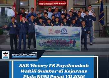SSB Victory FS Payakumbuh Wakili Sumbar di Kejurnas Piala KONI Pusat VII 2026